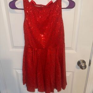 Red Glittery Costume